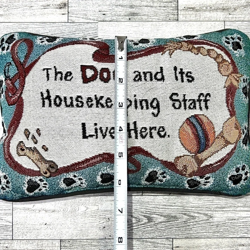 Dog Humor Tapestry Decorative Throw Pillow 6x10